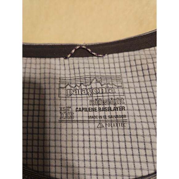 Patagonia Womens Capilene Baselayer Top XXS PurpleMidweight Crew Long Sleeve Tee - Picture 5 of 8